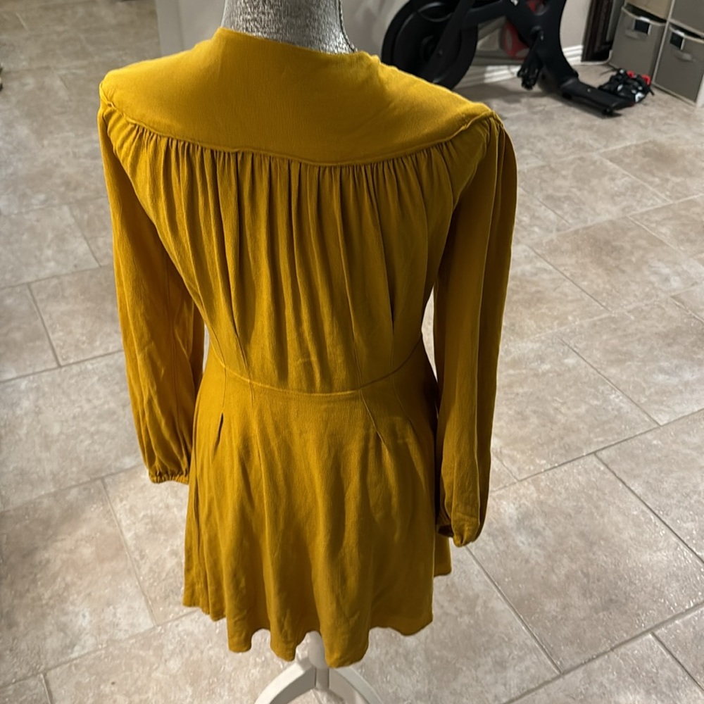 Women's Free People Jacket Front Tie Pleated XSmall - Picture 3 of 5